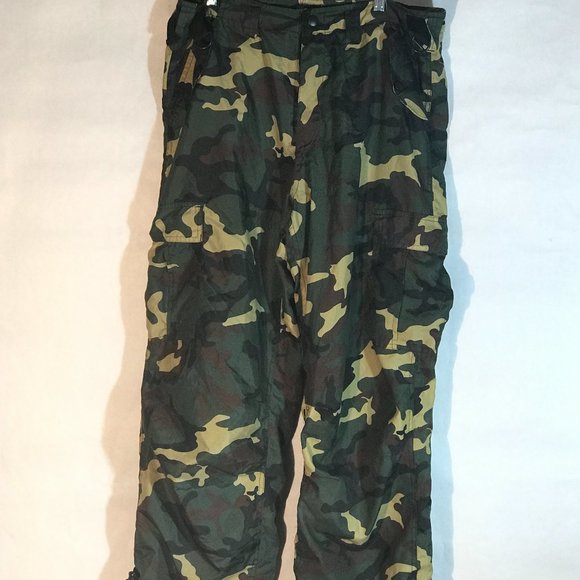 Army Camo Camouflage Fatigue Military Pants  Waist 36 - Picture 2 of 13